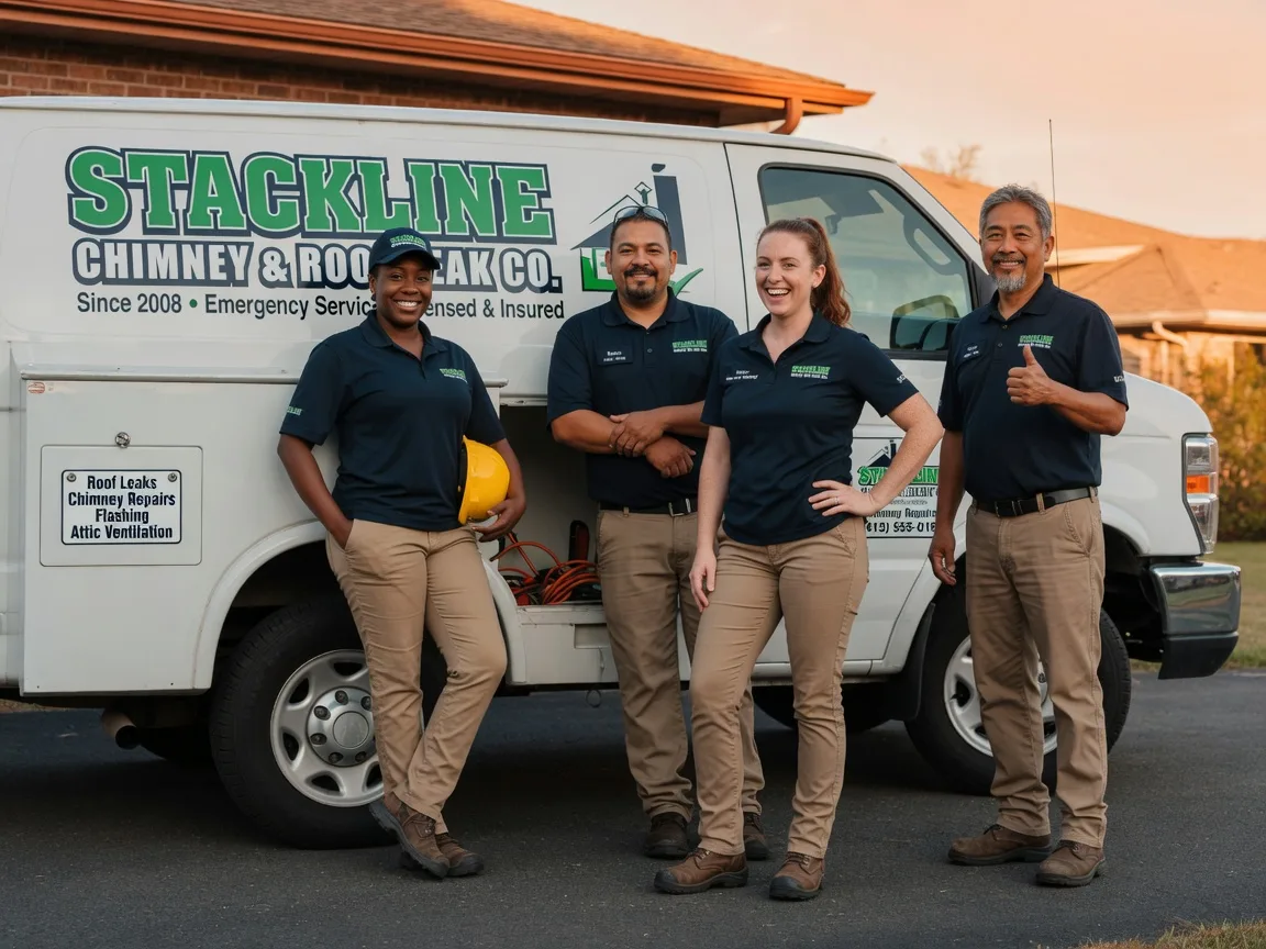 Chimney flashing repair company in Lockhart, TX